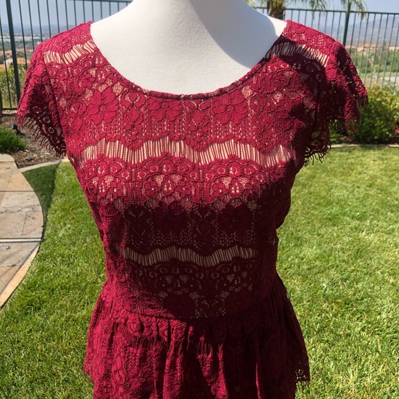 ANTHROPOLOGIE Maeve Elsa Peplum Dress Size Small - Picture 4 of 7